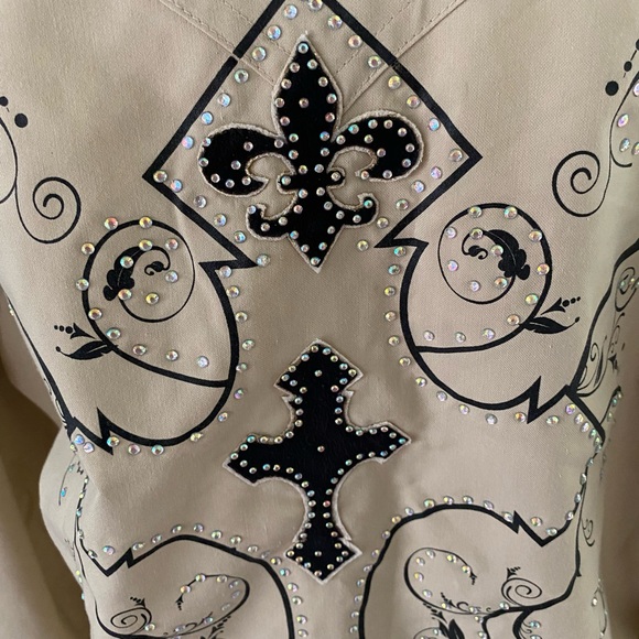 El General Country western, equestrian.  Mens button down shirt nwot - Picture 8 of 12